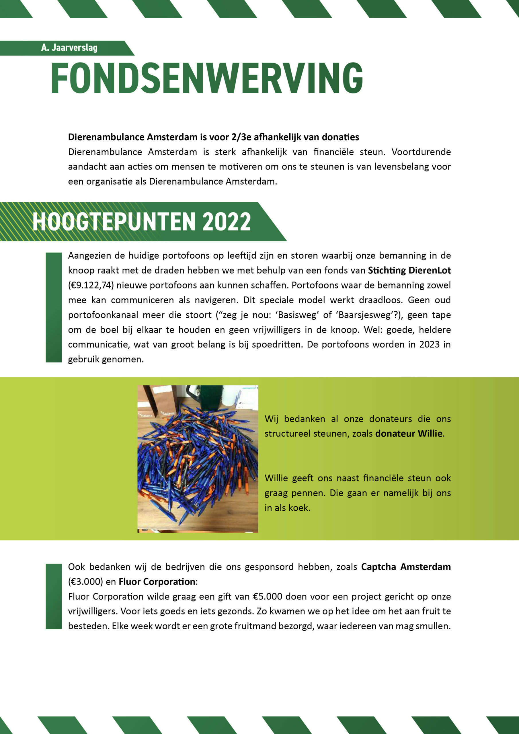 Jaarverslag Dierenambulance Amsterdam 202229