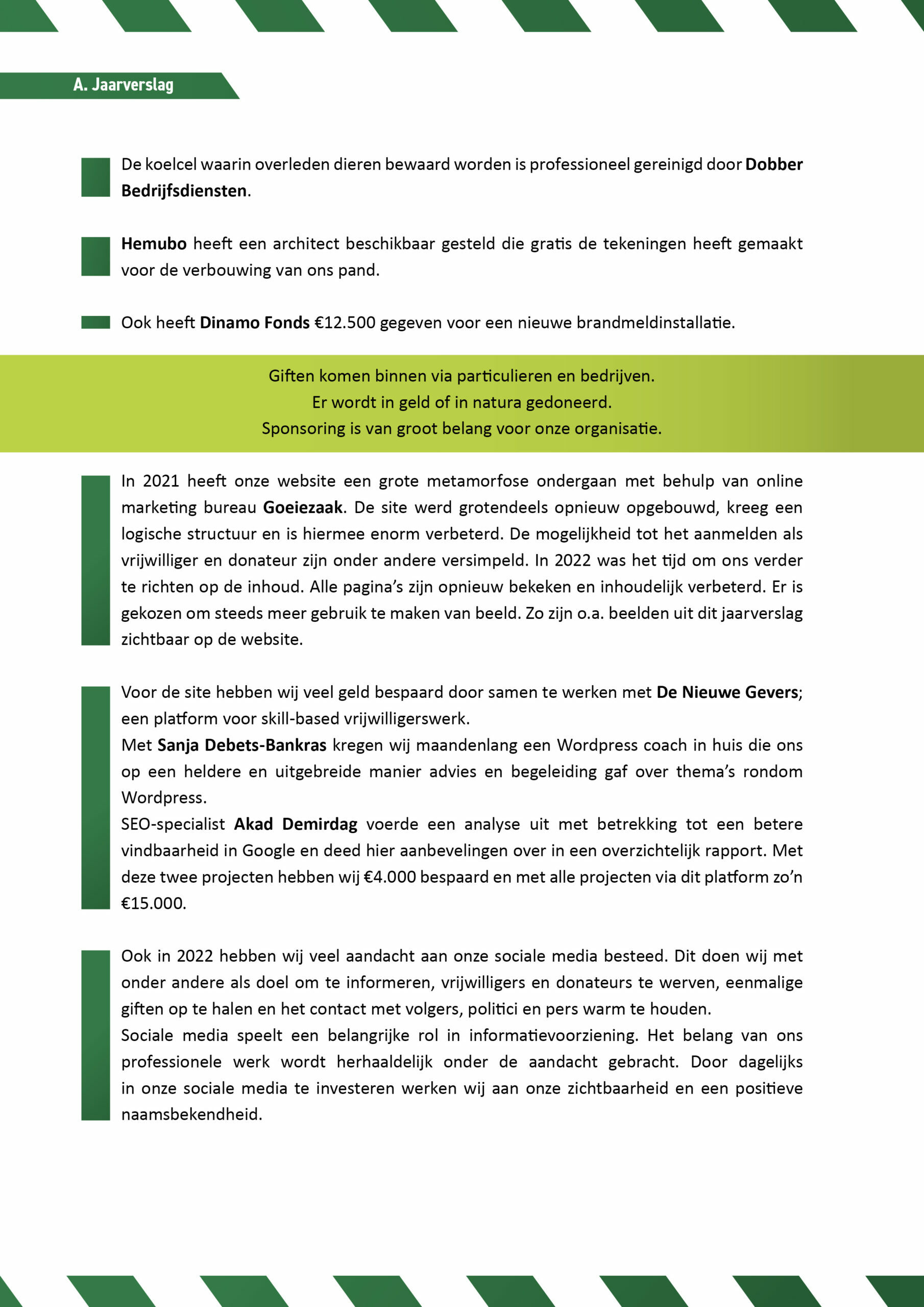 Jaarverslag Dierenambulance Amsterdam 202230